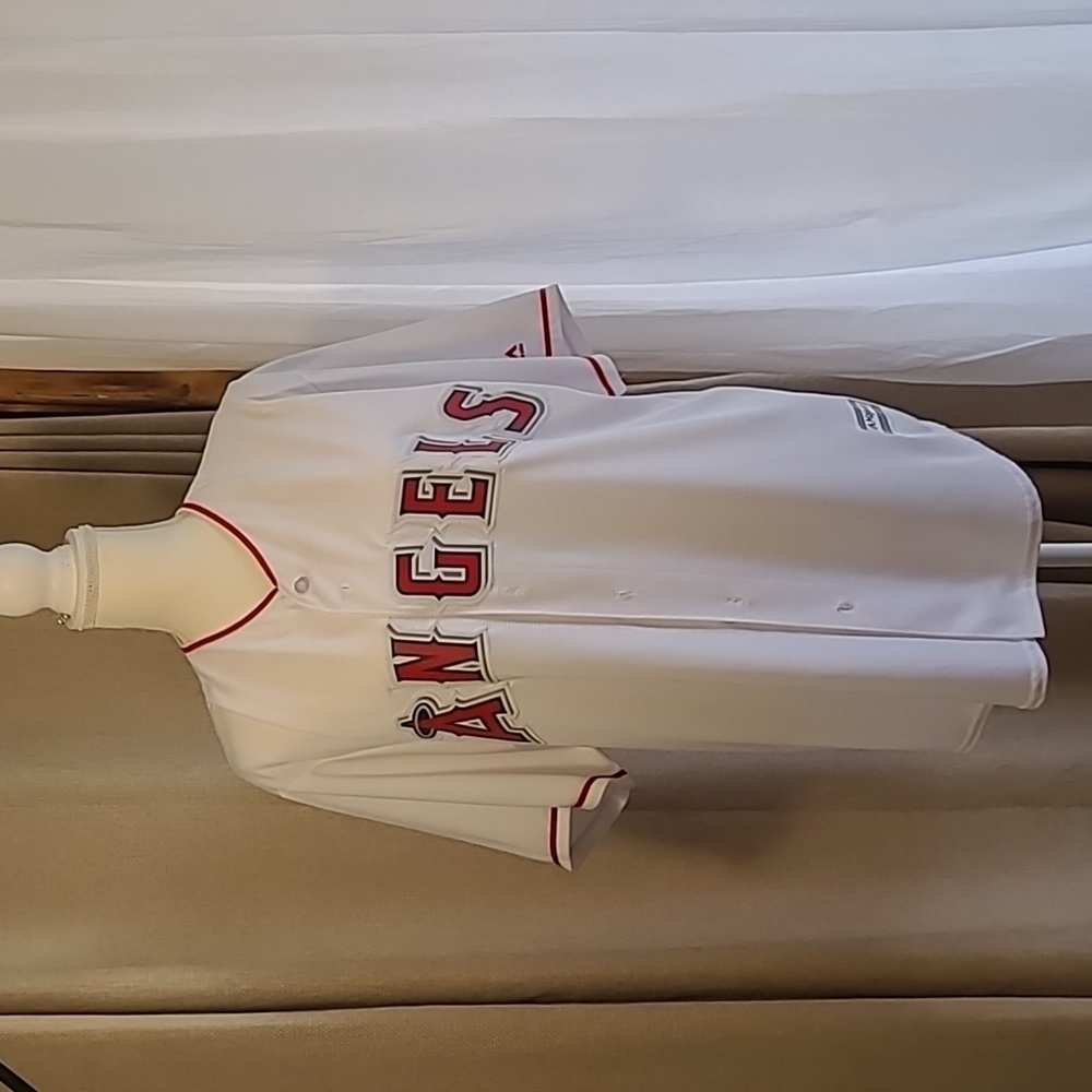Los Angeles Angels Plain White XL jersey